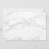 Personalisieren Sie das Gray-Marble-Gold-Kreuz Dankeskarte (Rückseite)