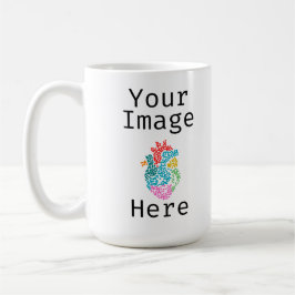 Personalisieren Sie das Herz des Genomics Single Kaffeetasse