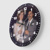 Personalisieren Sie das Hochzeitstag (Sonderauftra Große Wanduhr (Winkel)