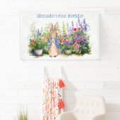 Personalisieren Sie das Kaninchen im Garten Banner (Insitu)