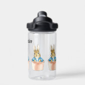 Personalisieren Sie das Kaninchen mit einem Namen Trinkflasche (Rückseite)