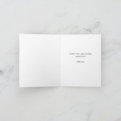 Personalisieren Sie das Kartendenken in Ihren Foli Dankeskarte (Innenseite)