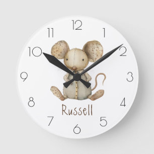 Personalisieren Sie das Kinderzimmer mit dem Kinde Runde Wanduhr