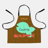 Personalisieren Sie das Kochen glückliche Kinder B Schürze (Vorderseite)