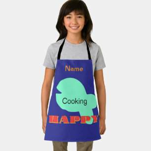Personalisieren Sie das Kochen glückliche Kinder B Schürze