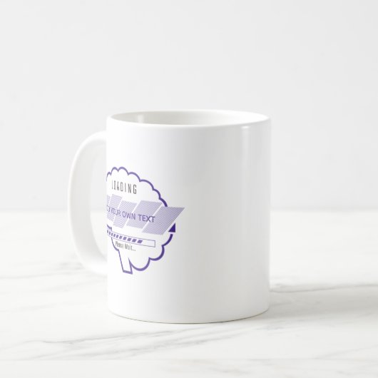 Personalisieren Sie das Laden, den Namen, das Lade Kaffeetasse (Vorderseite Links)