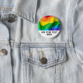 Personalisieren Sie das LGBT-Flag für Regenbogen Button (Beispiel)
