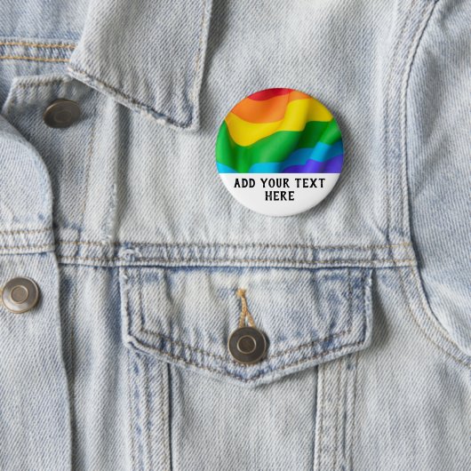 Personalisieren Sie das LGBT-Flag für Regenbogen Button (Beispiel)