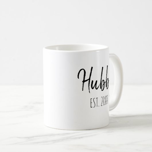 Personalisieren Sie das Minimalistische einfache H Kaffeetasse (VorderseiteRechts)