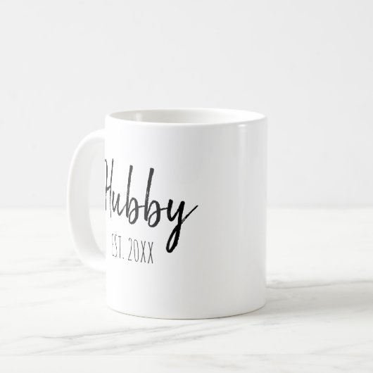 Personalisieren Sie das Minimalistische einfache H Kaffeetasse (Vorderseite Links)
