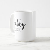 Personalisieren Sie das Minimalistische einfache H Kaffeetasse (Vorderseite Links)