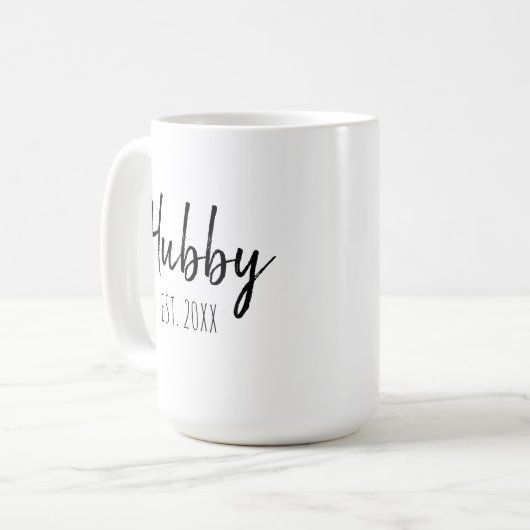 Personalisieren Sie das Minimalistische einfache H Kaffeetasse (Vorderseite Links)