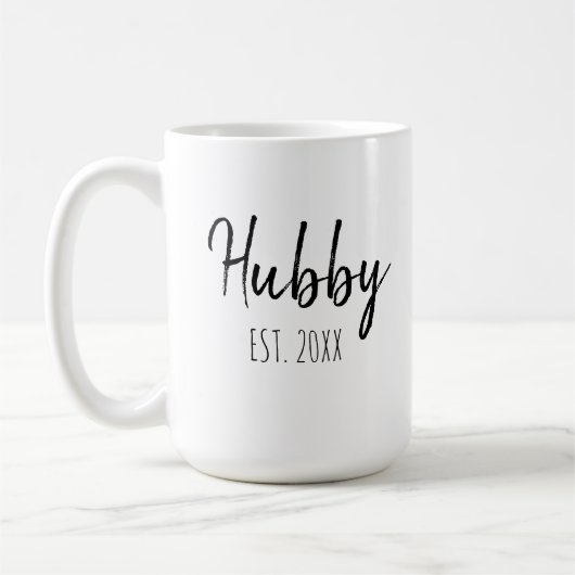 Personalisieren Sie das Minimalistische einfache H Kaffeetasse (Links)