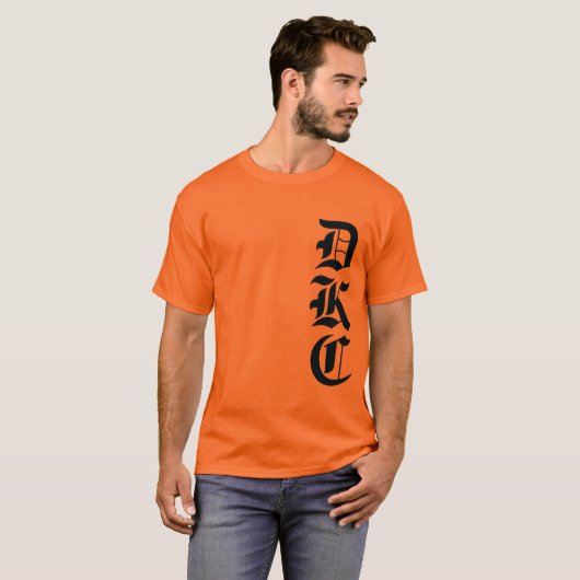 Personalisieren Sie das Monogramm Ihrer 3 Buchstab T-Shirt (Vorne ganz)