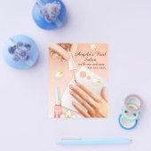 Personalisieren Sie das Nail Salon Shop Hand Nails Flyer (Einzeln)