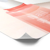 Personalisieren Sie das Nail Salon Shop Hand Nails Poster (Ecke)