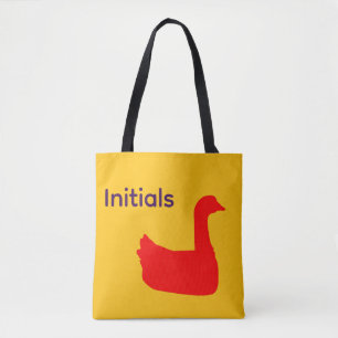 Personalisieren Sie das Red Duck Theme  Tasche