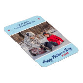 Personalisieren Sie das Script-Foto des Vaters Magnet (Rechte Seite)