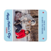 Personalisieren Sie das Script-Foto des Vaters Magnet (Horizontal)