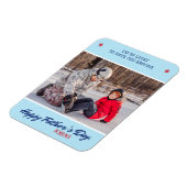Personalisieren Sie das Script-Foto des Vaters Magnet (Linke Seite)