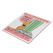 Personalisieren Sie das Sweet Bunny Memorial Fliese (Seite)