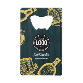 Personalisieren Sie das Thema "Business Dark Green Geldbeutel Flaschenöffner