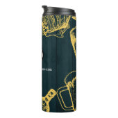 Personalisieren Sie das Thema "Business Dark Green Thermosbecher (Nach rechts gedreht)