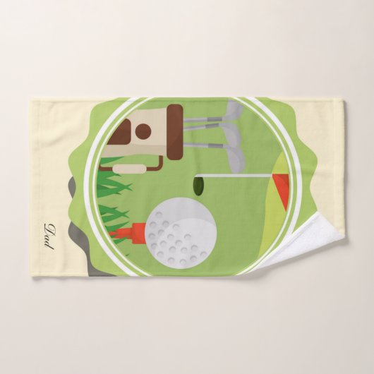 Personalisieren Sie das Thema "Gelbe Väter" Badhandtuch Set (Handtuch)