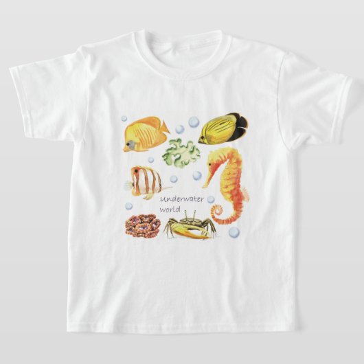 Personalisieren Sie das Unterwasser-Weltkraut-Seep T-Shirt (Ablage )