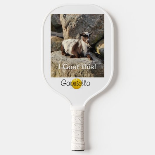 Personalisieren Sie, dass ich dieses ein Picklebal Pickleball Schläger (Vorderseite)