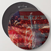 Personalisieren Sie den 4. Juli Unabhängigkeitstag Button (Vorne & Hinten)