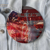 Personalisieren Sie den 4. Juli Unabhängigkeitstag Button (Beispiel)