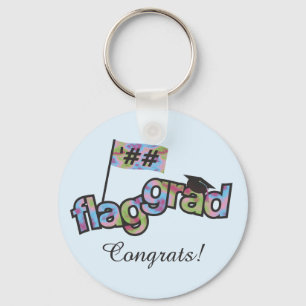 Personalisieren Sie den Abschluss-Schlüsselanhänge Schlüsselanhänger