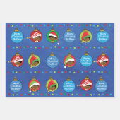 Personalisieren Sie den Afroamerikaner Elf Geschenkpapier Set (Vorderseite 2)