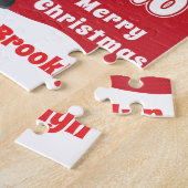 Personalisieren Sie den afroamerikanischen Santa Puzzle (Seite)