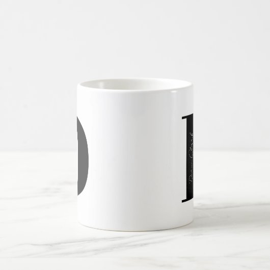 Personalisieren Sie den Anfang mit D Kaffeetasse (Mittel)