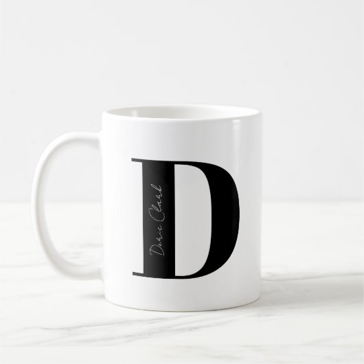 Personalisieren Sie den Anfang mit D Kaffeetasse (Links)