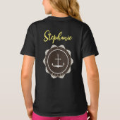 Personalisieren Sie den Anker und das Abzeichen vo T-Shirt (Rückseite)