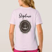 Personalisieren Sie den Anker und das Abzeichen vo T-Shirt (Rückseite)