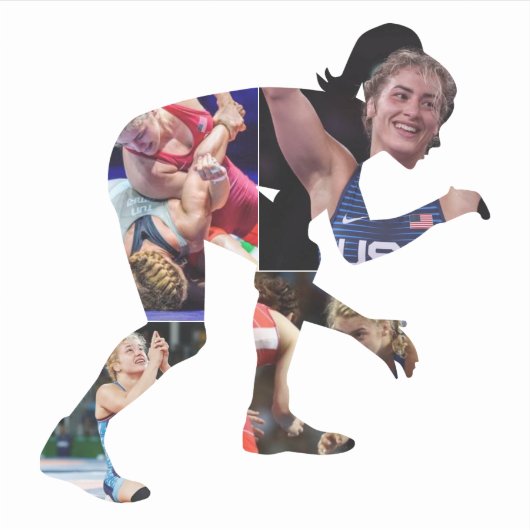 Personalisieren Sie den Aufkleber für weiblichen W (Vorderseite)