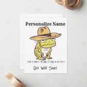 Personalisieren Sie den Austausch von Bohrlöchern Mitteilungskarte (Vorderseite/Rückseite Beispiel)