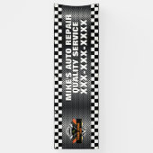 Personalisieren Sie den Auto-Reparaturshop mit Ihr Banner (Vertikal)