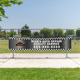 Personalisieren Sie den Auto-Reparaturshop mit Ihr Banner