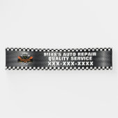 Personalisieren Sie den Auto-Reparaturshop mit Ihr Banner (Horizontal)