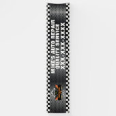 Personalisieren Sie den Auto-Reparaturshop mit Ihr Banner (Vertikal)