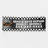 Personalisieren Sie den Auto-Reparaturshop mit Ihr Banner (Horizontal)
