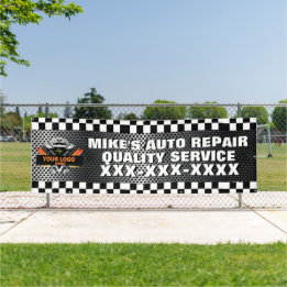 Personalisieren Sie den Auto-Reparaturshop mit Ihr Banner
