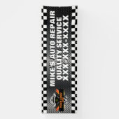 Personalisieren Sie den Auto-Reparaturshop mit Ihr Banner (Vertikal)