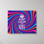 Personalisieren Sie den Behalten Beruhigungstext a Leinwanddruck (Vorderseite)