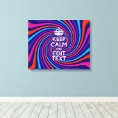 Personalisieren Sie den Behalten Beruhigungstext a Leinwanddruck (Insitu (Holzboden))